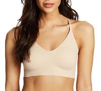 Maidenform Women's Pure Comfort Trim, Pullover Wireless Bra, Our Best Bralette with Lace Racerback, Latte Lift, M