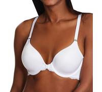 Maidenform Women's Pure Genius Soutien-Gorge Dos Nageur Dentelle Ouverture Devant Full Cup Plain Bra, Blanc (White), 38DD (Manufacturer Size: 100E)