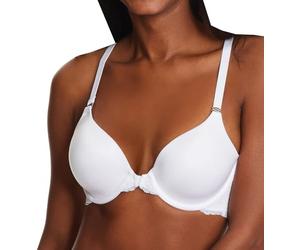 Maidenform Women's Pure Genius Soutien-Gorge Dos Nageur Dentelle Ouverture Devant Full Cup Plain Bra, Blanc (White), 38DD (Manufacturer Size: 100E)