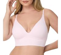 Maidenform Womens Push-up Bra, M Seamless Lift Longline Bralettes Bras for Women, Seamless, Convertible (Plus Sizes, Too), Ballerina Slipper, M