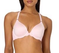Maidenform Women's Racerback Shaping & Support, One Fab Fit Underwire Bras, Lightly Lined, Front Closure T-Shirt, 1 inches, Ballerina Slipper, 34B