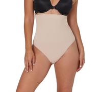 Maidenform Women's Seamless High Waist Shapewear, Soft & Lightweight Firm Control Shaping Brief, Evening Blush, S