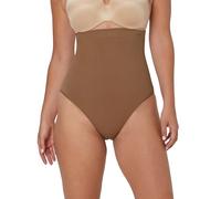 Maidenform Women's Seamless High Waist Shapewear, Soft & Lightweight Firm Control Shaping Brief, Bronzed Chestnut, Medium