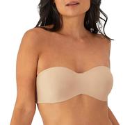 Maidenform Women's Strapless Minimizer Bandeau Top, Beige (Body Blush), 36 / 36DD