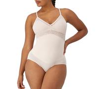 Maidenform Women's, Tame Lace, Firm Tummy Control, Wireless Shapewear Bodysuit, Sandshell, XL