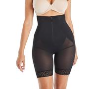 Maidenform Women's Ultra Sculpts Thigh Slimmer, Firm Control High-Waisted Shapewear Briefs, Black, Large