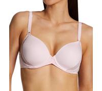 Maidenform Women's Underwire, One Fab Fit Demi T-Shirt, Convertible Bras, Opaque, Ballerina Slipper/Gloss, 36B