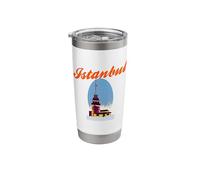 Maiden's Tower Istanbul Turkey Kiz Kulesi Leander's Tower Stainless Steel Insulated Tumbler