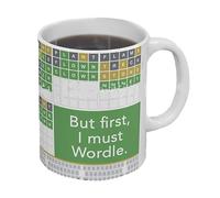 MAIDONG Coffee Wordle Mug | Funny Wordle Mug | 11 Oz Ceramic Novelty Funny Coffee Mug | You Mean The Wordle to Me Game Fan Mug | Novelty Cup for Men & Women for Birthday, Christmas, Congratulations