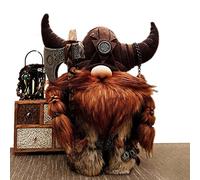 MAIDONG Viking Gnome Statue | Gnome Ornament | Resin Gnome Statue Faceless Gnome Handmade Swedish Gnome Plush Dolls Decoration