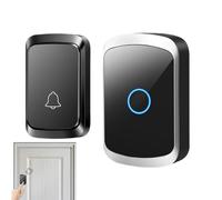Maidong Wireless Doorbell, Waterproof Wall Plug-in Cordless Doorbell Kit - With 60 Ringtones And 5 Volume Levels, Range 300 | 985ft, Doorbell Bell Suitable For Home/office/garden