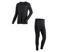 maier sports Adrian, Men's thermal base layers, Thermal underwear set Black