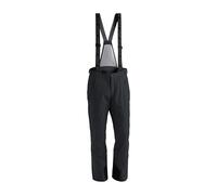 maier sports Anton 2, Men's ski pants, Waterproof snow pants with braces, Stretch material and adjustable waistband, PFC-free, MTHERM padding & mTEX weatherproofing Black