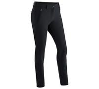 maier sports Women's Helga Hiking Trousers, Outdoor Pants, Lined Winter Trekking Trousers, Slim fit Black