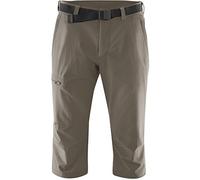 maier sports Huang, Men's Short Hiking Trousers, Water-Repellent Bermuda Shorts for Trekking and Hiking, PFC-Free, mSTRETCH pro 4 & dryprotec Teak
