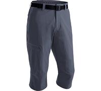 maier sports Huang, Men's Short Hiking Trousers, Water-Repellent Bermuda Shorts for Trekking and Hiking, PFC-Free, mSTRETCH pro 4 & dryprotec Graphite