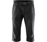 maier sports Huang, Men's Short Hiking Trousers, Water-Repellent Bermuda Shorts for Trekking and Hiking, PFC-Free, mSTRETCH pro 4 & dryprotec Black
