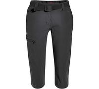 maier sports Inara Slim 3/4, Women's Hiking Trousers, Water-Repellent Three-Quarter-Length Trousers for Trekking and Hiking, Close-Fitting Cut, PFC-Free, mSTRETCH pro 4 & dryprotec Black