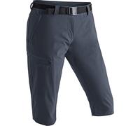maier sports Inara Slim 3/4, Women's Hiking Trousers, Water-Repellent Three-Quarter-Length Trousers for Trekking and Hiking, Close-Fitting Cut, PFC-Free, mSTRETCH pro 4 & dryprotec Graphite