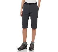 maier sports Kluane, Women's Short Hiking Trousers, Water-Repellent Outdoor Trousers for Trekking and Hiking, PFC-Free, mSTRETCH pro 4 & dryprotec Graphite