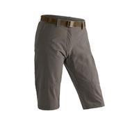 maier sports Kluane, Women's Short Hiking Trousers, Water-Repellent Outdoor Trousers for Trekking and Hiking, PFC-Free, mSTRETCH pro 4 & dryprotec Teak