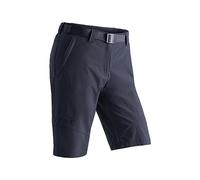 maier sports Lawa, Women's Short Hiking Trousers, Water-Repellent Bermuda Shorts for Trekking and Hiking, PFC-Free, mSTRETCH Pro 4 & Dryprotec, Blue, 42 (W33/L32)