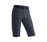 maier sports Lawa, Women's Short Hiking Trousers, Water-Repellent Bermuda Shorts for Trekking and Hiking, PFC-Free, mSTRETCH Pro 4 & Dryprotec, Blue, 50 (W42/L32)