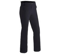 maier sports Marie, Close-fitting women's ski pants, Water-repellent softshell snow pants, Stretch material and adjustable waistband, PFC-free, Stormprotec technology Black