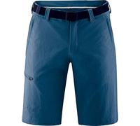 maier sports Men's Huang Hiking Trousers, Outdoor Shorts with Integrated Belt, Trekking Pants
