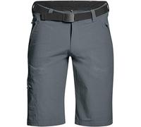 maier sports Men's Nil Bermuda Hiking Trousers, Outdoor Shorts with Integrated Belt, Trekking Pants Graphite