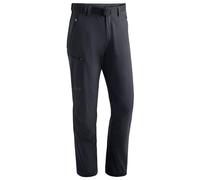 maier sports Men's Oberjoch Hiking Pants, Lined Outdoor Pants, Elastic Trekking Pants Black - Black