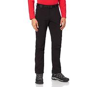 maier sports Men's Oberjoch Therm Hiking Pants, Lined Outdoor Pants, Elastic Trekking Pants Black