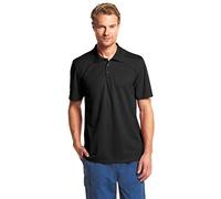 maier sports Men's Ulrich Polo Shirt, Short-Sleeve piqué Shirt for Hiking and Leisure Black