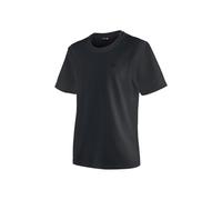 maier sports Men's Walter T-Shirt, Short-Sleeve piqué Hiking Shirt Black - Black