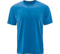 maier sports Men's Walter T-Shirt, Short-Sleeve piqué Hiking Shirt Imperial Blue