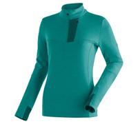 Maier Sports Midlayer Skutvik Hz W Half Zip Fleece Green 2XL Woman