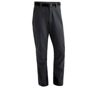 maier sports Men's Naturno Hiking Trousers, Elastic Outdoor Pants, Water-Repellent Trekking Trousers Black (Black)