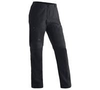 maier sports Nicole, Women's Hiking Pants, Water-Repellent Outdoor Pants for Various Activities, Practical Zip-Off Function, Dryprotec Technology Black