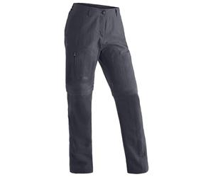 maier sports Nicole, Women's Hiking Pants, Water-Repellent Outdoor Pants for Various Activities, Practical Zip-Off Function, Dryprotec Technology Graphite