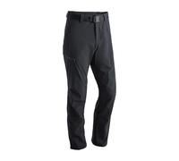maier sports Nil, Men's Hiking Trousers, Water-Repellent Outdoor Trousers for Trekking and Hiking, PFC-Free, mSTRETCH pro 4 & dryprotec, Roll-up Function Black