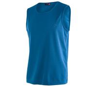 maier sports Peter, Sleeveless Men's T-Shirt, Outdoor Shirt with Round Neck for Hiking and Leisure, Dryprotec Technology, Breathable, NFC chip for Easy Recycling Imperial Blue