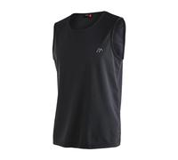 maier sports Peter, Sleeveless Men's T-Shirt, Outdoor Shirt with Round Neck for Hiking and Leisure, Dryprotec Technology, Breathable, NFC chip for Easy Recycling Black