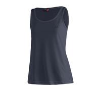 maier sports Petra, Sleeveless Women's T-Shirt, Outdoor Shirt with Round Neck for Hiking and Leisure, Dryprotec Technology, Breathable, NFC Chip for Easy Recycling, Dark Blue, 38