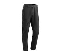Maier Sports Tajo Zip Loop, Men's Hiking Trousers, Water-Repellent Outdoor Trousers for Trekking and Hiking, Practical Zip-Off Function, PFC-Free, mSTRETCH Pro 2 & Dryprotec Black