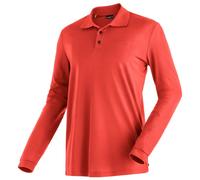 Maier Sports - Ulrich L/S - Polo shirt size 3XL, red