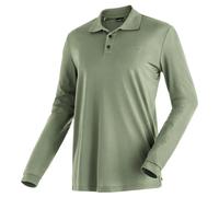 Maier Sports Ulrich Long Sleeve Polo Green 3XL Men