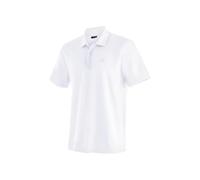 Maier Sports Polo Shirt Ulrich - Men's Short-Sleeve Piqué for Hiking & Leisure White 3XL