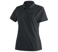 Maier Sports - Women's Ulrike - Polo shirt size 34, black/grey