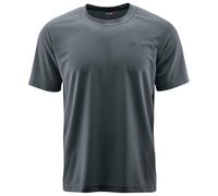 maier sports Men's Walter T-Shirt, Short-Sleeve piqué Hiking Shirt Grey - Graphite