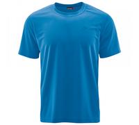 maier sports Men's Walter T-Shirt, Short-Sleeve piqué Hiking Shirt Imperial Blue
